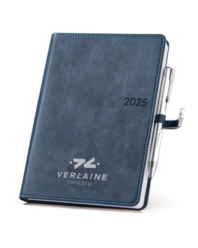 Brindes Personalizados - Agenda A5 em PU Personalizada