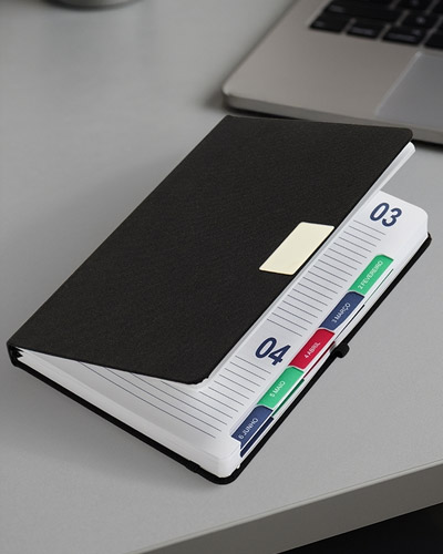 Brindes Personalizados - Agenda Diaria 2026 Personalizada