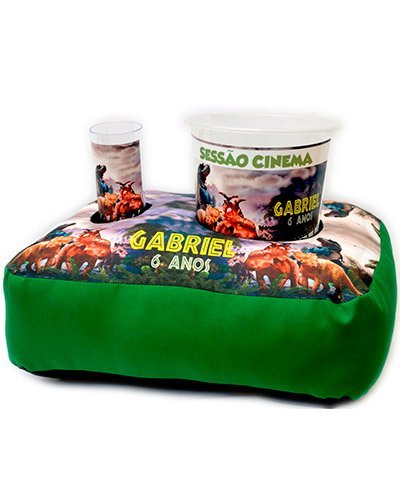 Almofada Porta Pipoca Personalizada