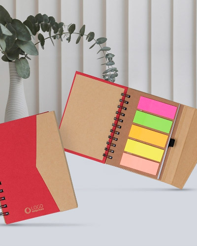 Brindes Personalizados - Bloco de Anotações com Autoadesivos Para Brindes