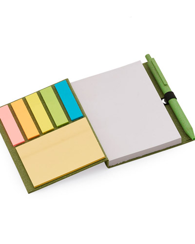 Brindes Personalizados - Bloco Ecológico de Anotações com Post It