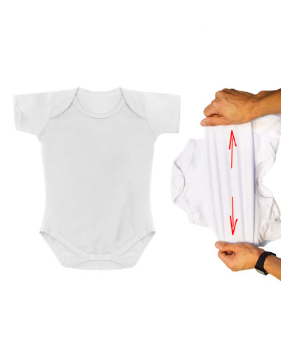 Body De Bebe Manga Curta Personalizado Para Brindes