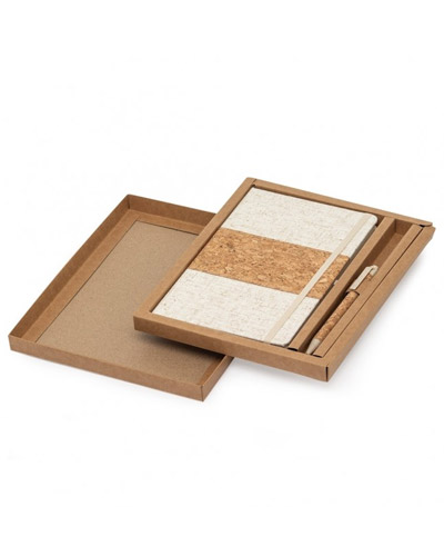 Brindes Personalizados - Caderneta e Caneta Ecologica Personalizada