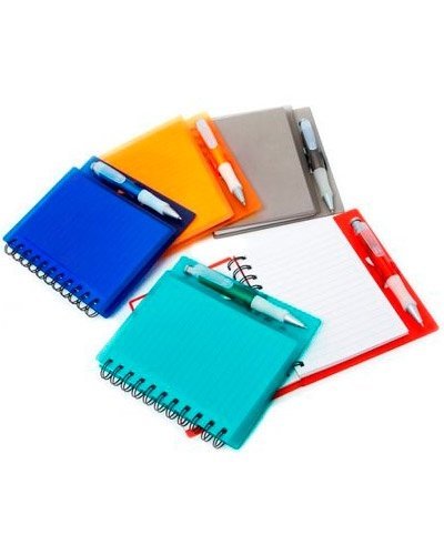 Caderno com Caneta