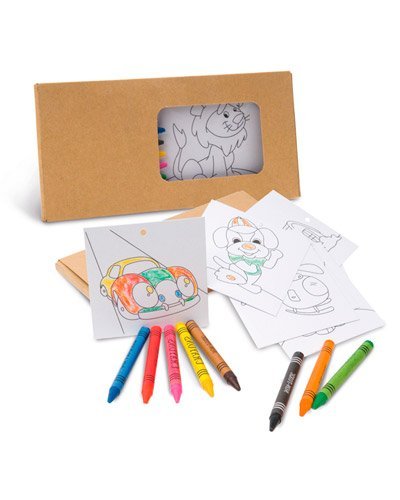 Brindes Personalizados - Caixa de Giz de Cera Personalizada