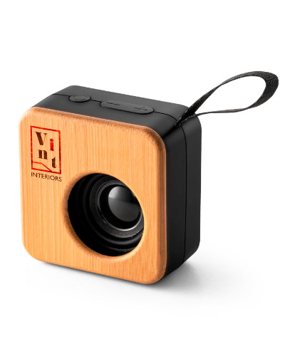 Caixa de Som Portatil Para Brindes Ecológicos