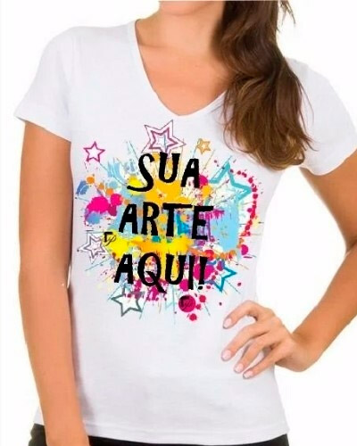 Brindes Personalizados - Camiseta Feminina Personalizada Para Brindes