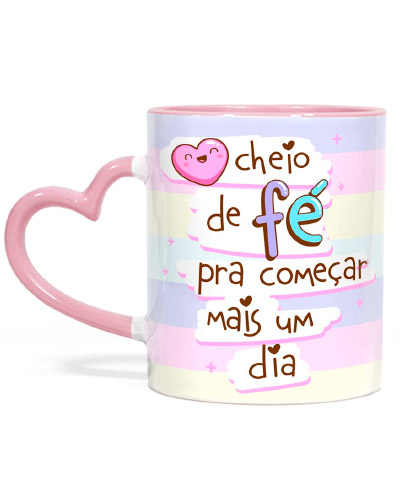 Caneca Alca de Coração Personalizada