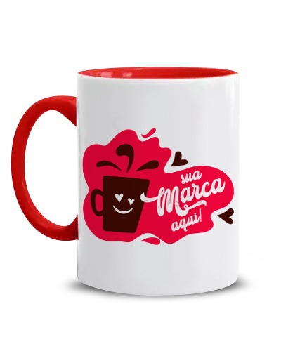 Brindes Personalizados - Caneca Bicolor Personalizada