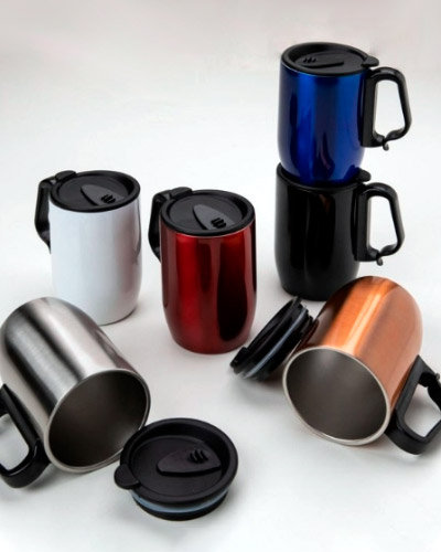 Brindes Personalizados - Caneca com Parede Dupla Personalizada