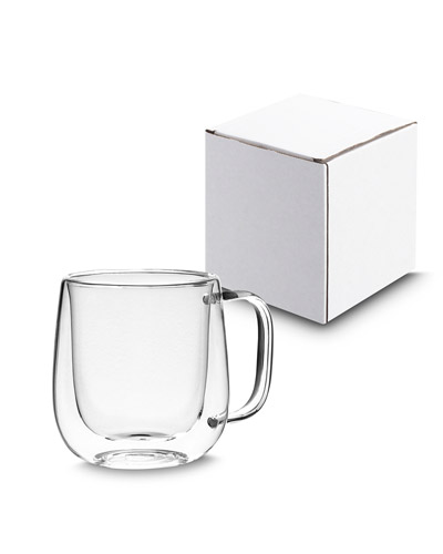 Caneca de Vidro Para Brindes Personalizada