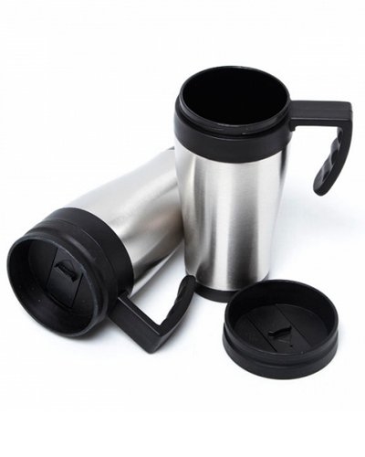 Brindes Personalizados - Caneca Inox 400ml Personalizada para Brinde