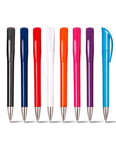 Brindes Personalizados - Caneta Esferográfica Azul Personalizada