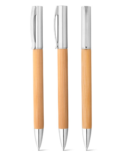 Brindes Personalizados - CANETA ESFEROGRAFICA EM BAMBU PERSONALIZADA