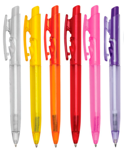 Caneta Esferografica Plastica Colorida Personalizada
