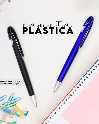 Caneta Esferografica Plastica Para Brindes