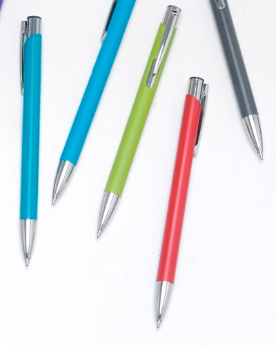 Brindes Personalizados - Caneta Metal Colorida Personalizada