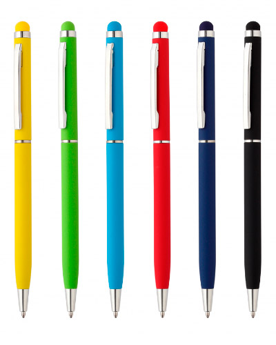 Brindes Personalizados - Caneta Metalica Touch Personalizada para Brinde