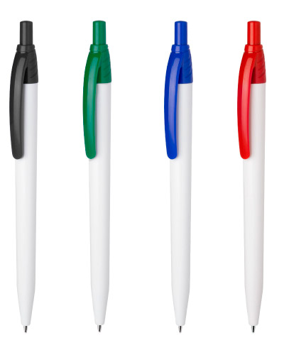 Caneta Plastica Colorida Para Brinde personalizada