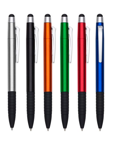 Caneta Plastica com Ponteira Touch para Brindes