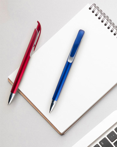 Caneta Plastica de Clique Personalizada