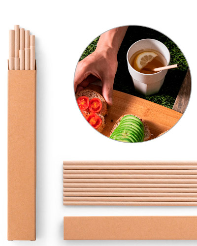 Brindes Personalizados - Canudo de Papel Personalizado