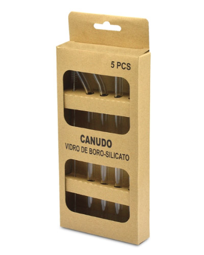Canudo de Vidro Personalizado