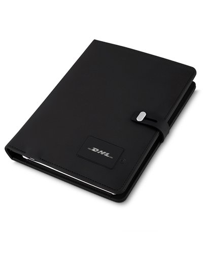 Capa para Caderno com Powerbank para Brindes