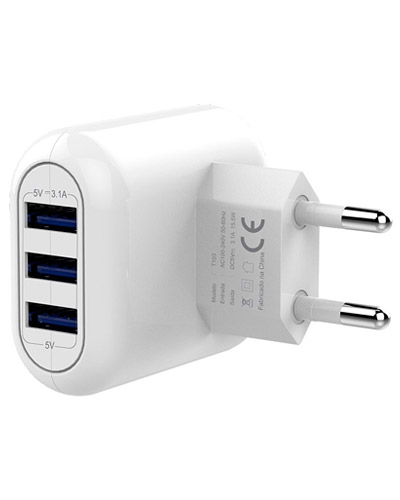 Brindes Personalizados - Carregador de Parede USB personalizado