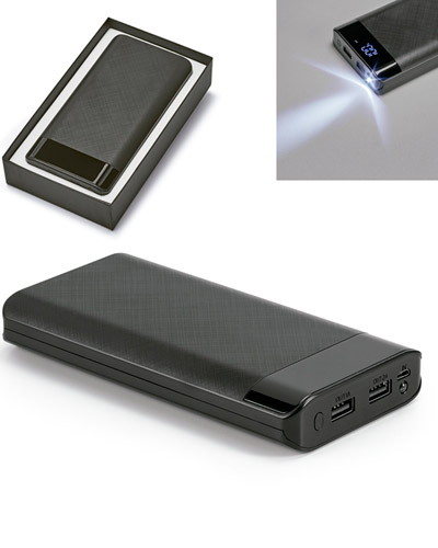 Brindes Personalizados - Carregador Portátil Power Bank Personalizado