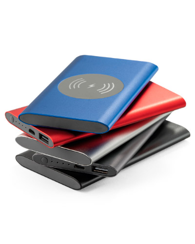Brindes Personalizados - Carregador Portatil sem Fio Personalizado