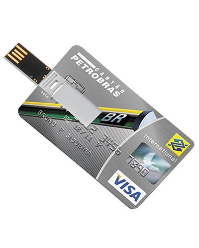 Cartão pen drive com 4 GB Personalizado