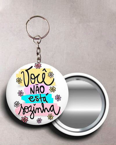 Brindes Personalizados - Chaveiro Botton Personalizado