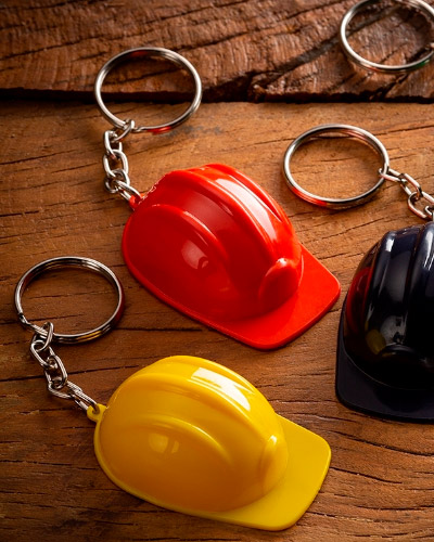 Brindes Personalizados - Chaveiro Capacete Personalizado
