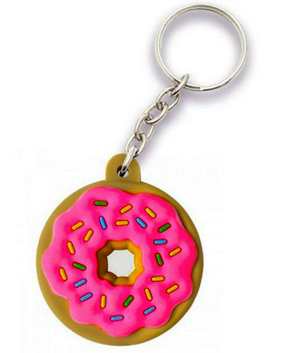 Brindes Personalizados - Chaveiro Emborrachado com Argola Personalizado