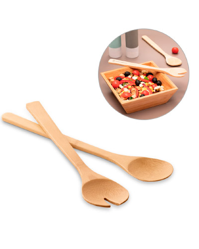 Conjunto de 2 talheres para salada Personalizado