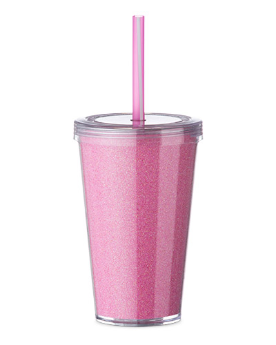 Brindes Personalizados - Copo Acrílico Rosa Parede Dupla Personalizado