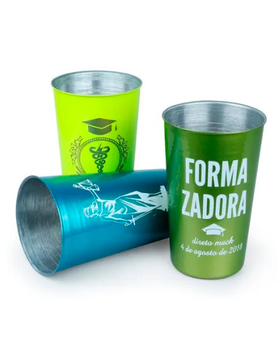 Copo de Aluminio para Cerveja Personalizado