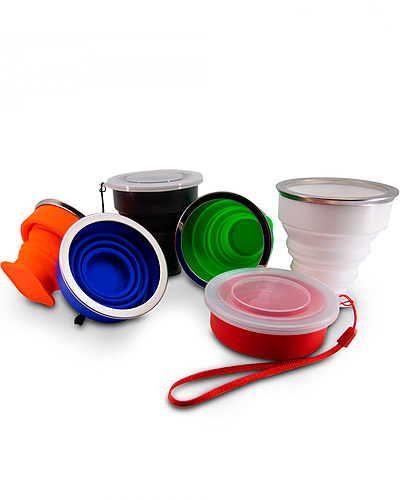 Brindes Personalizados - Copo Dobrável Personalizado