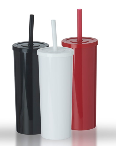 Brindes Personalizados - Copo Long Drink com Tampa Personalizado