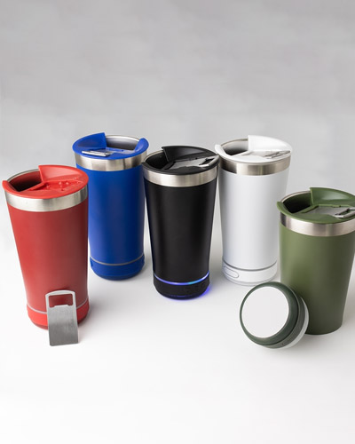 Copo Termico 400ml com Caixa de Som Personalizado