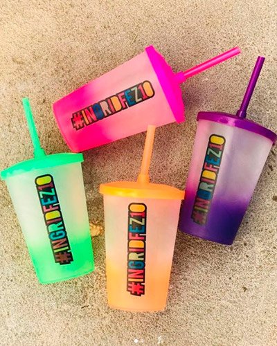 Brindes Personalizados - Copos Jateados Personalizados