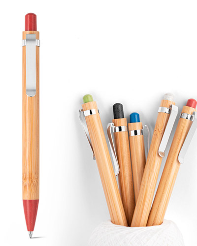Esferografica Personalizada de Bambu