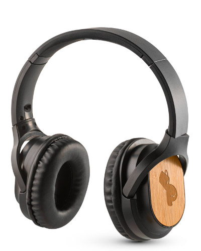 Fones de Ouvido em Bambu Personalizado
