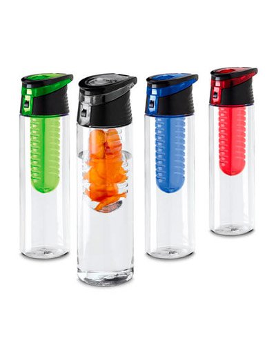 Brindes Personalizados - Garrafa Squeeze com Infusor Personalizada