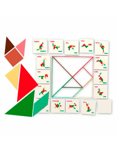 Brindes Personalizados - Jogo Tangram Magnético Personalizado
