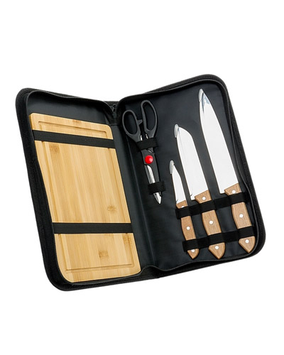 Kit Churrasco 5 Pecas Para Brinde Personalizado