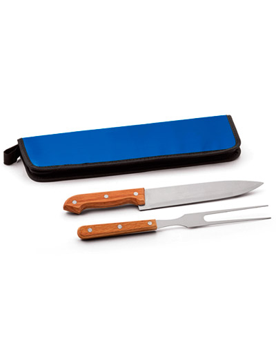 Brindes Personalizados - Kit Churrasco Azul Personalizado