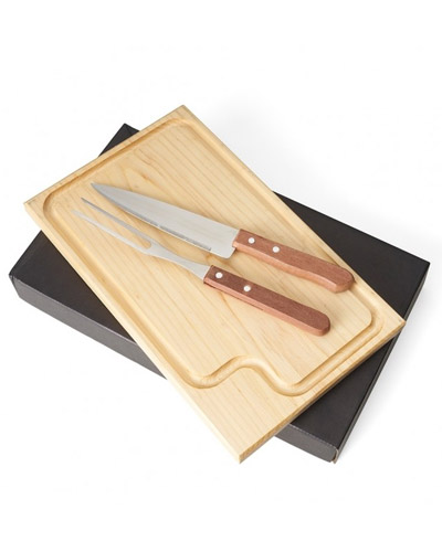 Brindes Personalizados - KIT CHURRASCO PREMIUM 3 PECAS PERSONALIZADO