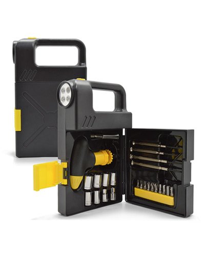 Kit de Ferramentas com Lanterna Promocional